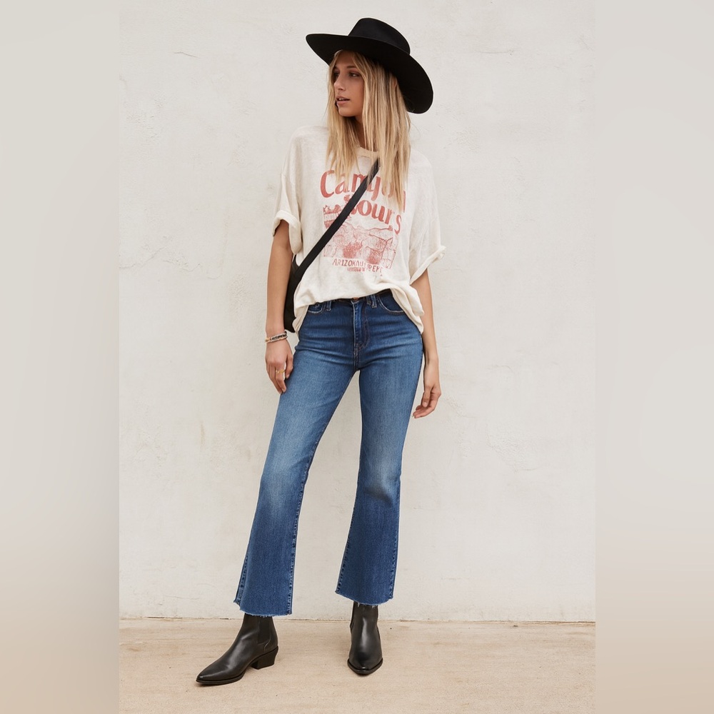 Madewell Cali Demi-Boot Jeans in Kemper Wash: Back-Seam Edition